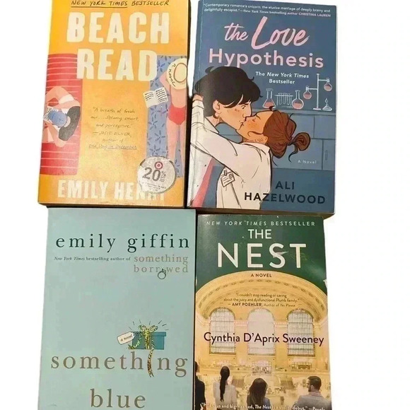 Book Bundle-The Nest, Beach Read, The Love Hypothesis,Something Blue - Picture 2 of 6
